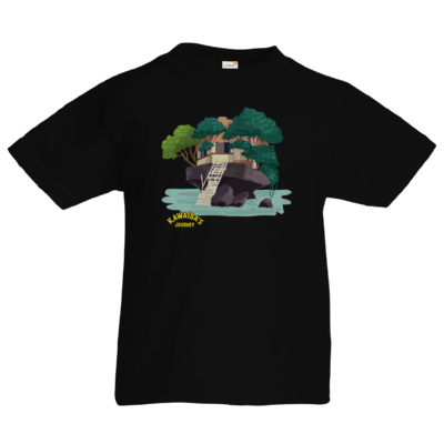 Motiv: Kids T-Shirt Premium FAIR WEAR - Kawaida's Journey - Beach House - bestimme auf Wunsch Details wie Produkt, Grösse, Farbe und Position selbst ! Motiv: Kids T-Shirt Premium FAIR WEAR - Kawaida's Journey - Beach House