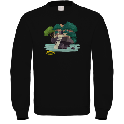 Motiv: Sweatshirt FAIR WEAR - Kawaida's Journey - Beach House - bestimme auf Wunsch Details wie Produkt, Grösse, Farbe und Position selbst ! Motiv: Sweatshirt FAIR WEAR - Kawaida's Journey - Beach House