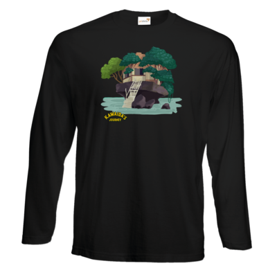 Motiv: Exact 190 Longsleeve FAIR WEAR - Kawaida's Journey - Beach House - bestimme auf Wunsch Details wie Produkt, Grösse, Farbe und Position selbst ! Motiv: Exact 190 Longsleeve FAIR WEAR - Kawaida's Journey - Beach House