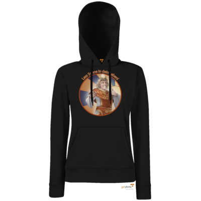 Motiv: Hoodie Damen Classic - Sprüche - Götter - Praios - Lass Sonne in... - bestimme auf Wunsch Details wie Produkt, Grösse, Farbe und Position selbst ! Motiv: Hoodie Damen Classic - Sprüche - Götter - Praios - Lass Sonne in...
