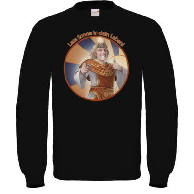 Motiv: Sweatshirt FAIR WEAR - Sprüche - Götter - Praios - Lass Sonne in... - bestimme auf Wunsch Details wie Produkt, Grösse, Farbe und Position selbst ! Motiv: Sweatshirt FAIR WEAR - Sprüche - Götter - Praios - Lass Sonne in...