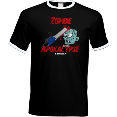 Motiv: T-Shirt Ringer - SandcoolTV - ZA - bestimme auf Wunsch Details wie Produkt, Grösse, Farbe und Position selbst ! Motiv: T-Shirt Ringer - SandcoolTV - ZA