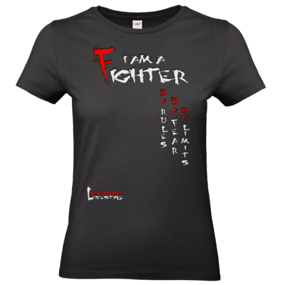 Motiv: T-Shirt Damen Premium FAIR WEAR - Kampfkunst Lifestyle - I am a Fighter - bestimme auf Wunsch Details wie Produkt, Grösse, Farbe und Position selbst ! Motiv: T-Shirt Damen Premium FAIR WEAR - Kampfkunst Lifestyle - I am a Fighter