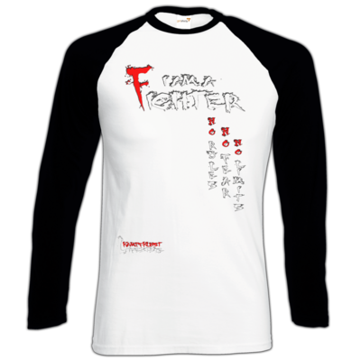 Motiv: Longsleeve Baseball T - Kampfkunst Lifestyle - I am a Fighter - bestimme auf Wunsch Details wie Produkt, Grösse, Farbe und Position selbst ! Motiv: Longsleeve Baseball T - Kampfkunst Lifestyle - I am a Fighter