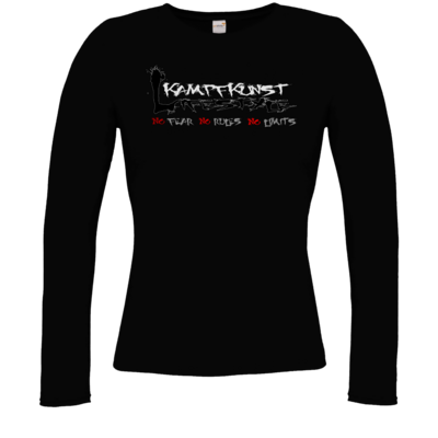 Motiv: Longsleeve Damen FAIR WEAR - Kampfkunst Lifestyle - Logo 1 - bestimme auf Wunsch Details wie Produkt, Grösse, Farbe und Position selbst ! Motiv: Longsleeve Damen FAIR WEAR - Kampfkunst Lifestyle - Logo 1