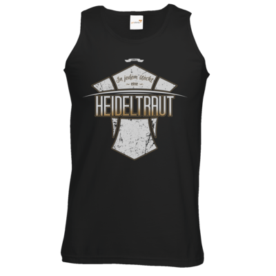 Motiv: Athletic Vest - Heidelwurst Merch - Heideltraut - Slogan - bestimme auf Wunsch Details wie Produkt, Grösse, Farbe und Position selbst ! Motiv: Athletic Vest - Heidelwurst Merch - Heideltraut - Slogan