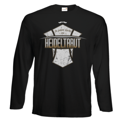 Motiv: Exact 190 Longsleeve FAIR WEAR - Heidelwurst Merch - Heideltraut - Slogan - bestimme auf Wunsch Details wie Produkt, Grösse, Farbe und Position selbst ! Motiv: Exact 190 Longsleeve FAIR WEAR - Heidelwurst Merch - Heideltraut - Slogan