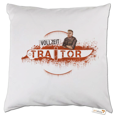 Motiv: Kissen - Heidelwurst Merch - Curry - Vollzeit Traitor - bestimme auf Wunsch Details wie Produkt, Grösse, Farbe und Position selbst ! Motiv: Kissen - Heidelwurst Merch - Curry - Vollzeit Traitor