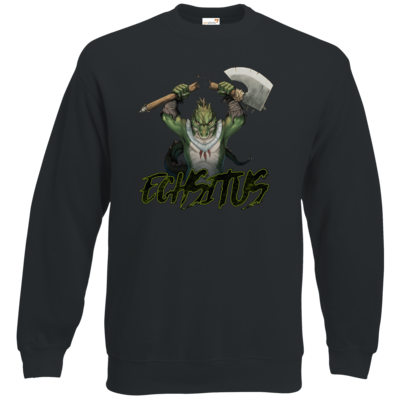 Motiv: Sweatshirt Classic - Let's Plays - Echsitus - bestimme auf Wunsch Details wie Produkt, Grösse, Farbe und Position selbst ! Motiv: Sweatshirt Classic - Let's Plays - Echsitus