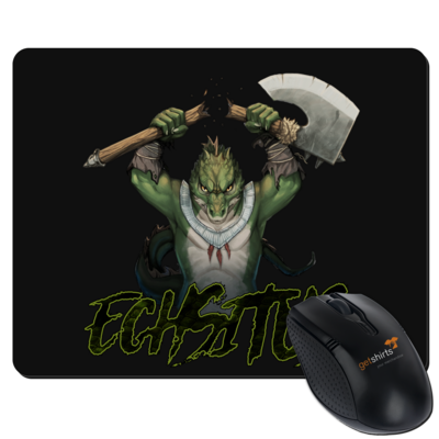 Motiv: Mousepad Textil - Let's Plays - Echsitus - bestimme auf Wunsch Details wie Produkt, Grösse, Farbe und Position selbst ! Motiv: Mousepad Textil - Let's Plays - Echsitus