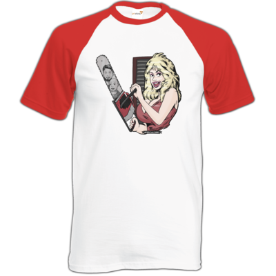 Motiv: Baseball-T FAIR WEAR - Spiele mit Bart - Dolly - bestimme auf Wunsch Details wie Produkt, Grösse, Farbe und Position selbst ! Motiv: Baseball-T FAIR WEAR - Spiele mit Bart - Dolly