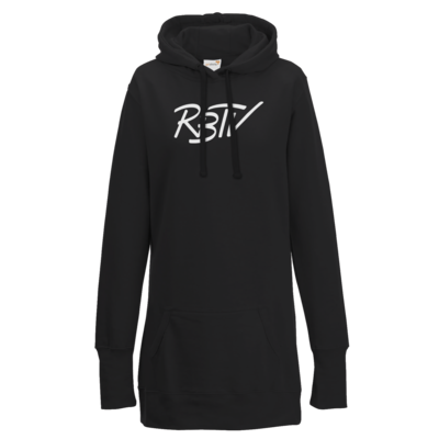 Motiv: Lady Longline Hoodie - RBTV - Oldschool Logo - bestimme auf Wunsch Details wie Produkt, Grösse, Farbe und Position selbst ! Motiv: Lady Longline Hoodie - RBTV - Oldschool Logo