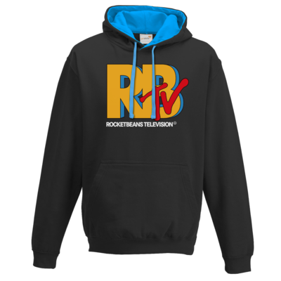 Motiv: Two-Tone Hoodie - MTV Style Logo - bestimme auf Wunsch Details wie Produkt, Grösse, Farbe und Position selbst ! Motiv: Two-Tone Hoodie - MTV Style Logo