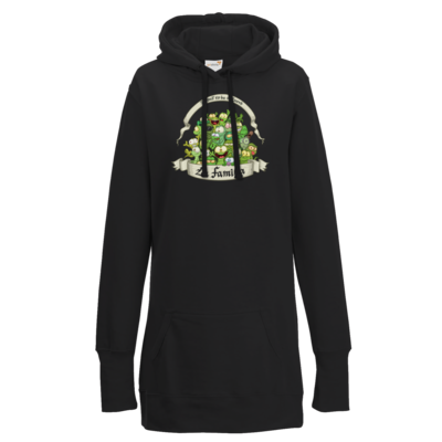 Motiv: Lady Longline Hoodie - LaFamilia - bestimme auf Wunsch Details wie Produkt, Grösse, Farbe und Position selbst ! Motiv: Lady Longline Hoodie - LaFamilia