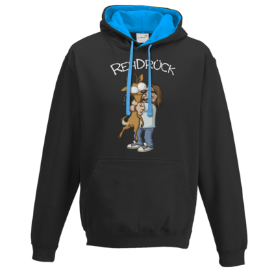 Motiv: Two-Tone Hoodie - RehDrueck - bestimme auf Wunsch Details wie Produkt, Grösse, Farbe und Position selbst ! Motiv: Two-Tone Hoodie - RehDrueck