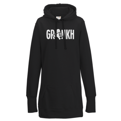 Motiv: Lady Longline Hoodie - Lurch sw - bestimme auf Wunsch Details wie Produkt, Grösse, Farbe und Position selbst ! Motiv: Lady Longline Hoodie - Lurch sw