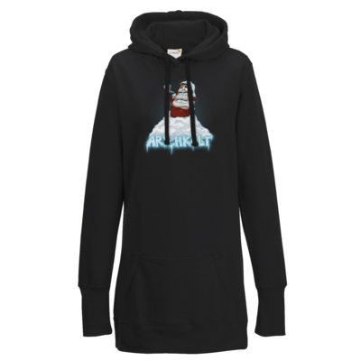 Motiv: Lady Longline Hoodie - Arschkalt - bestimme auf Wunsch Details wie Produkt, Grösse, Farbe und Position selbst ! Motiv: Lady Longline Hoodie - Arschkalt