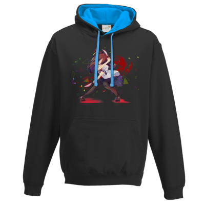 Motiv: Two-Tone Hoodie - Yandere Pan - bestimme auf Wunsch Details wie Produkt, Grösse, Farbe und Position selbst ! Motiv: Two-Tone Hoodie - Yandere Pan