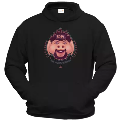 Motiv: Hoodie Classic - TOPI Wunderschwein - bestimme auf Wunsch Details wie Produkt, Grösse, Farbe und Position selbst ! Motiv: Hoodie Classic - TOPI Wunderschwein