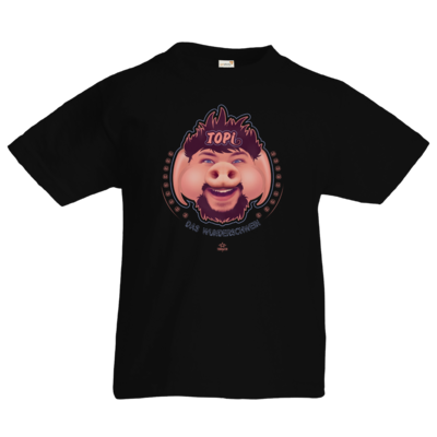 Motiv: Kids T-Shirt Premium FAIR WEAR - TOPI Wunderschwein - bestimme auf Wunsch Details wie Produkt, Grösse, Farbe und Position selbst ! Motiv: Kids T-Shirt Premium FAIR WEAR - TOPI Wunderschwein
