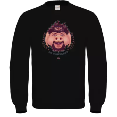 Motiv: Sweatshirt FAIR WEAR - TOPI Wunderschwein - bestimme auf Wunsch Details wie Produkt, Grösse, Farbe und Position selbst ! Motiv: Sweatshirt FAIR WEAR - TOPI Wunderschwein