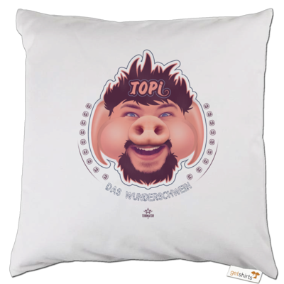 Motiv: Kissen - TOPI Wunderschwein - bestimme auf Wunsch Details wie Produkt, Grösse, Farbe und Position selbst ! Motiv: Kissen - TOPI Wunderschwein
