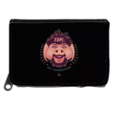 Motiv: Geldboerse - TOPI Wunderschwein - bestimme auf Wunsch Details wie Produkt, Grösse, Farbe und Position selbst ! Motiv: Geldboerse - TOPI Wunderschwein