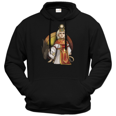 Motiv: Hoodie Premium FAIR WEAR - Götter - Praios - Chibi - bestimme auf Wunsch Details wie Produkt, Grösse, Farbe und Position selbst ! Motiv: Hoodie Premium FAIR WEAR - Götter - Praios - Chibi
