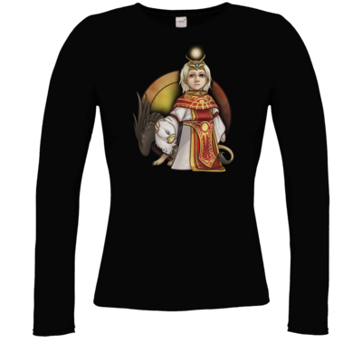 Motiv: Longsleeve Damen FAIR WEAR - Götter - Praios - Chibi - bestimme auf Wunsch Details wie Produkt, Grösse, Farbe und Position selbst ! Motiv: Longsleeve Damen FAIR WEAR - Götter - Praios - Chibi