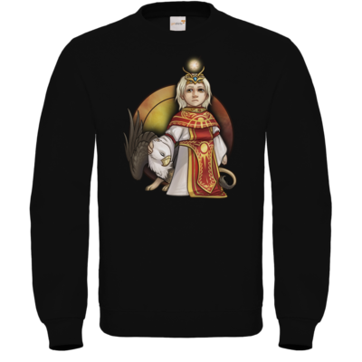 Motiv: Sweatshirt FAIR WEAR - Götter - Praios - Chibi - bestimme auf Wunsch Details wie Produkt, Grösse, Farbe und Position selbst ! Motiv: Sweatshirt FAIR WEAR - Götter - Praios - Chibi