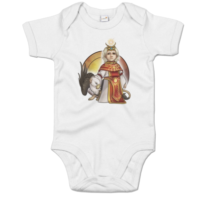 Motiv: Baby Body Organic - Götter - Praios - Chibi - bestimme auf Wunsch Details wie Produkt, Grösse, Farbe und Position selbst ! Motiv: Baby Body Organic - Götter - Praios - Chibi