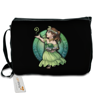 Motiv: Schultertasche - Götter - Hesinde - Chibi - bestimme auf Wunsch Details wie Produkt, Grösse, Farbe und Position selbst ! Motiv: Schultertasche - Götter - Hesinde - Chibi