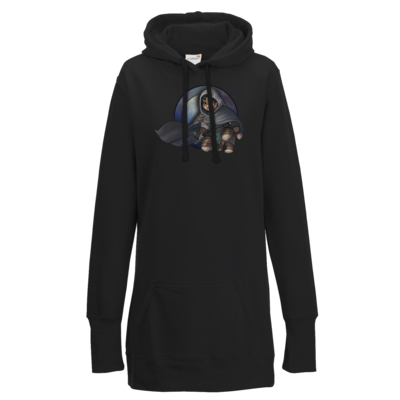 Motiv: Lady Longline Hoodie - Götter - Phex - Chibi - bestimme auf Wunsch Details wie Produkt, Grösse, Farbe und Position selbst ! Motiv: Lady Longline Hoodie - Götter - Phex - Chibi