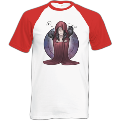 Motiv: Baseball-T FAIR WEAR - Götter - Boron - Chibi - bestimme auf Wunsch Details wie Produkt, Grösse, Farbe und Position selbst ! Motiv: Baseball-T FAIR WEAR - Götter - Boron - Chibi