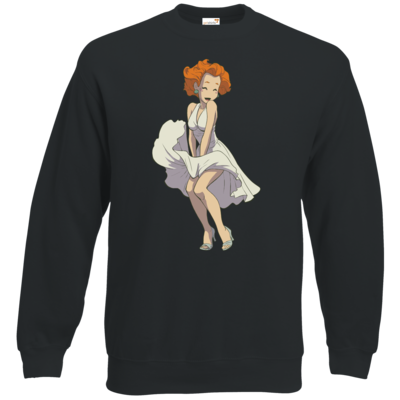 Motiv: Sweatshirt Classic - Deponia - Marilyn Monroe Goal - bestimme auf Wunsch Details wie Produkt, Grösse, Farbe und Position selbst ! Motiv: Sweatshirt Classic - Deponia - Marilyn Monroe Goal
