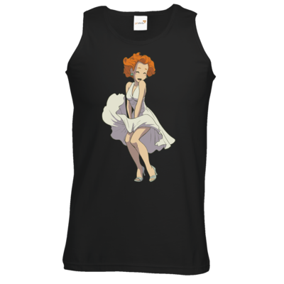 Motiv: Athletic Vest - Deponia - Marilyn Monroe Goal - bestimme auf Wunsch Details wie Produkt, Grösse, Farbe und Position selbst ! Motiv: Athletic Vest - Deponia - Marilyn Monroe Goal