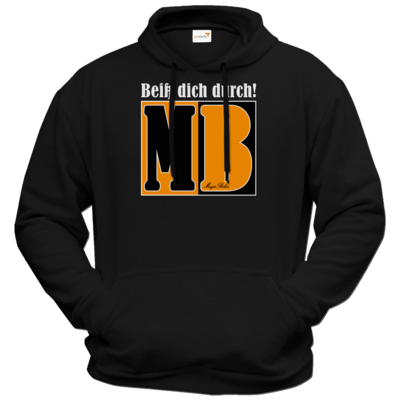 Motiv: Hoodie Premium FAIR WEAR - Beiss dich durch - bestimme auf Wunsch Details wie Produkt, Grösse, Farbe und Position selbst ! Motiv: Hoodie Premium FAIR WEAR - Beiss dich durch