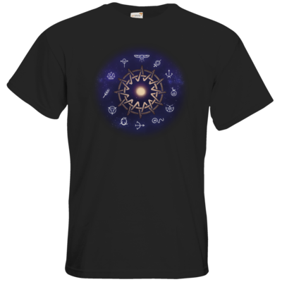 Motiv: T-Shirt Premium FAIR WEAR - Götter - Zwölfgötterkreis - bestimme auf Wunsch Details wie Produkt, Grösse, Farbe und Position selbst ! Motiv: T-Shirt Premium FAIR WEAR - Götter - Zwölfgötterkreis