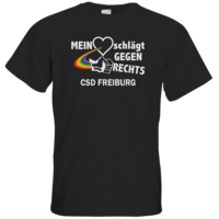 Motiv: T-Shirt Premium FAIR WEAR - Mein Herz schlägt gegen Rechts - bestimme auf Wunsch Details wie Produkt, Grösse, Farbe und Position selbst ! Motiv: T-Shirt Premium FAIR WEAR - Mein Herz schlägt gegen Rechts