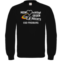 Motiv: Sweatshirt FAIR WEAR - Mein Herz schlägt gegen Rechts - bestimme auf Wunsch Details wie Produkt, Grösse, Farbe und Position selbst ! Motiv: Sweatshirt FAIR WEAR - Mein Herz schlägt gegen Rechts