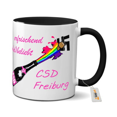 Motiv: Tasse farbig - Erfrischend pink 