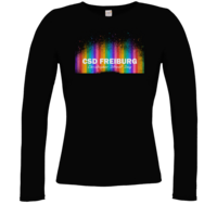 Motiv: Longsleeve Damen FAIR WEAR - CSD Freiburg Regenbogen 