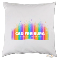 Motiv: Kissen - CSD Freiburg Regenbogen - bestimme auf Wunsch Details wie Produkt, Grösse, Farbe und Position selbst ! Motiv: Kissen - CSD Freiburg Regenbogen