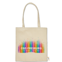Motiv: Baumwolltasche - CSD Freiburg Regenbogen - bestimme auf Wunsch Details wie Produkt, Grösse, Farbe und Position selbst ! Motiv: Baumwolltasche - CSD Freiburg Regenbogen