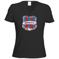 Motiv: T-Shirt Damen V-Neck Classic - Askania Logo extreme - bestimme auf Wunsch Details wie Produkt, Grösse, Farbe und Position selbst ! Motiv: T-Shirt Damen V-Neck Classic - Askania Logo extreme