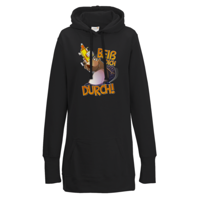 Motiv: Lady Longline Hoodie - MagicBiber - bestimme auf Wunsch Details wie Produkt, Grösse, Farbe und Position selbst ! Motiv: Lady Longline Hoodie - MagicBiber