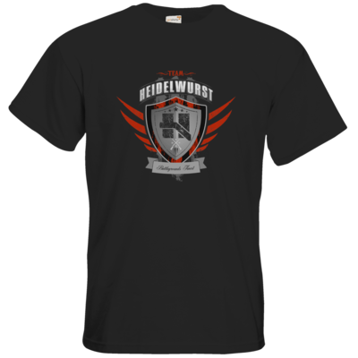 Motiv: T-Shirt Premium FAIR WEAR - Team Heidelwurst - bestimme auf Wunsch Details wie Produkt, Grösse, Farbe und Position selbst ! Motiv: T-Shirt Premium FAIR WEAR - Team Heidelwurst