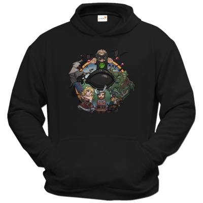 Motiv: Hoodie Classic - Let's Plays - Das Buch Der Abenteuer - Chibi - bestimme auf Wunsch Details wie Produkt, Grösse, Farbe und Position selbst ! Motiv: Hoodie Classic - Let's Plays - Das Buch Der Abenteuer - Chibi