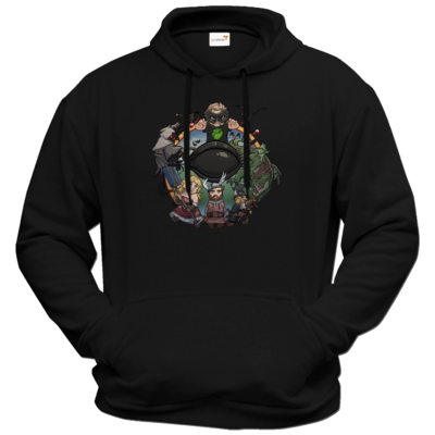 Motiv: Hoodie Premium FAIR WEAR - Let's Plays - Das Buch Der Abenteuer - Chibi - bestimme auf Wunsch Details wie Produkt, Grösse, Farbe und Position selbst ! Motiv: Hoodie Premium FAIR WEAR - Let's Plays - Das Buch Der Abenteuer - Chibi