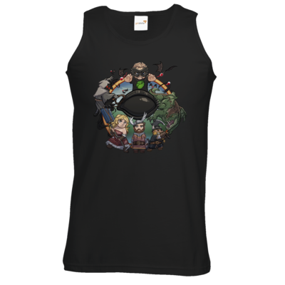 Motiv: Athletic Vest - Let's Plays - Das Buch Der Abenteuer - Chibi - bestimme auf Wunsch Details wie Produkt, Grösse, Farbe und Position selbst ! Motiv: Athletic Vest - Let's Plays - Das Buch Der Abenteuer - Chibi